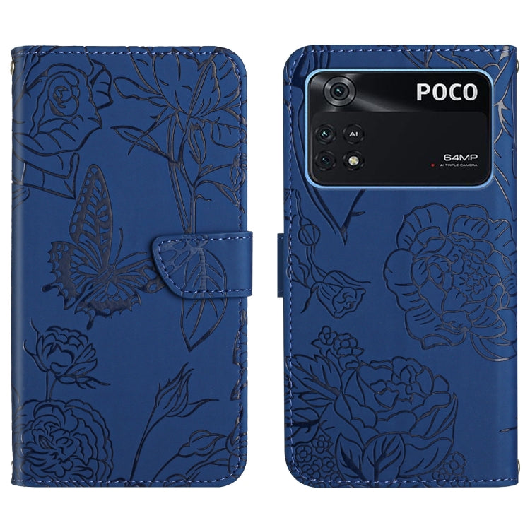 Skin Feel Butterfly Peony Embossed Leather Phone Case, For Xiaomi Mi Mix 4, For Xiaomi Mi Note 10 Lite, For Xiaomi Mi Note 10 / Note 10 Pro, For Xiaomi Poco M4 Pro 4G