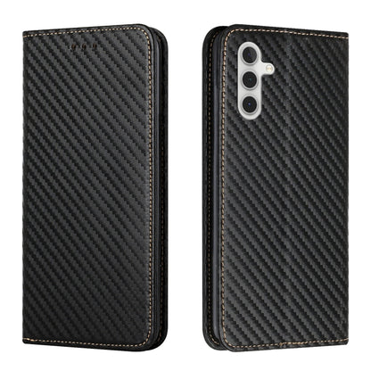 Carbon Fiber Texture Flip Holder Leather Phone Case, For Samsung Galaxy A13 5G, For Samsung Galaxy A33 5G, For Samsung Galaxy A53, For Samsung Galaxy S22 Ultra 5G
