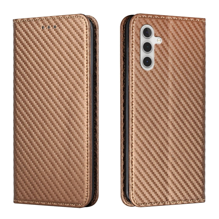 Carbon Fiber Texture Flip Holder Leather Phone Case, For Samsung Galaxy A13 5G, For Samsung Galaxy A33 5G, For Samsung Galaxy A53, For Samsung Galaxy S22 Ultra 5G