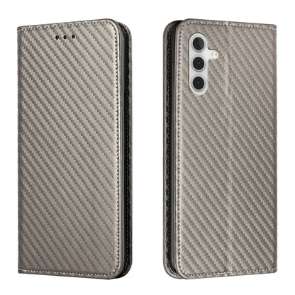 Carbon Fiber Texture Flip Holder Leather Phone Case, For Samsung Galaxy A13 5G, For Samsung Galaxy A33 5G, For Samsung Galaxy A53, For Samsung Galaxy S22 Ultra 5G