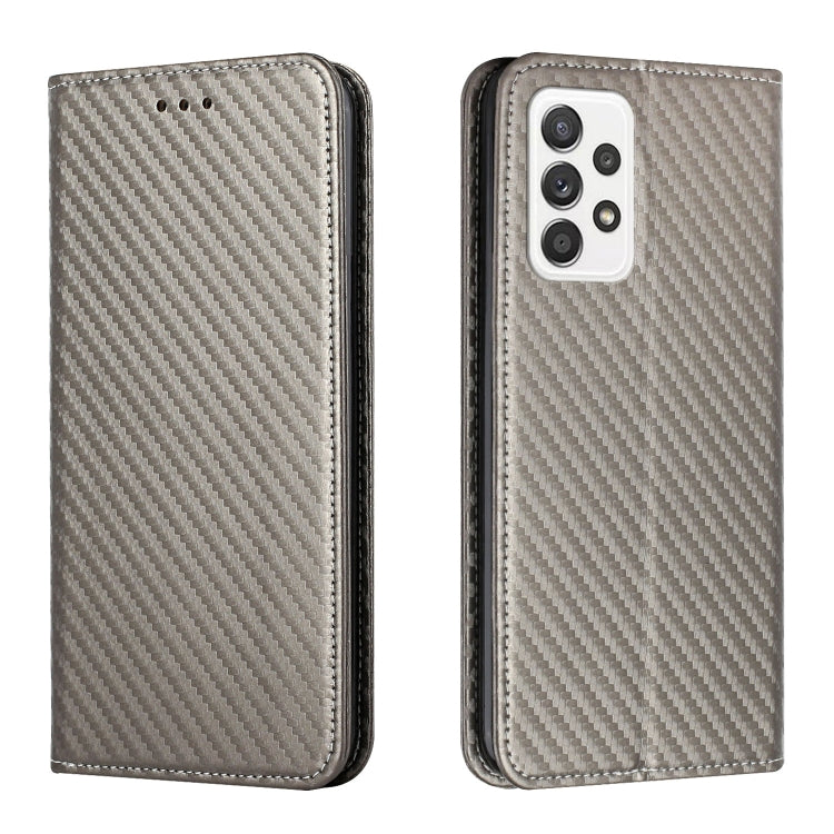 Carbon Fiber Texture Flip Holder Leather Phone Case, For Samsung Galaxy A13 5G, For Samsung Galaxy A33 5G, For Samsung Galaxy A53, For Samsung Galaxy S22 Ultra 5G