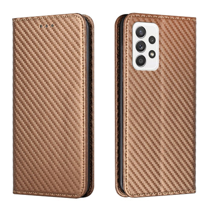 Carbon Fiber Texture Flip Holder Leather Phone Case, For Samsung Galaxy A13 5G, For Samsung Galaxy A33 5G, For Samsung Galaxy A53, For Samsung Galaxy S22 Ultra 5G
