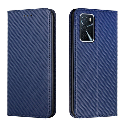 Carbon Fiber Texture Flip Holder Leather Phone Case, For Samsung Galaxy S22 5G, For Samsung Galaxy S22+ 5G, For OPPO A16, For vivo Y21