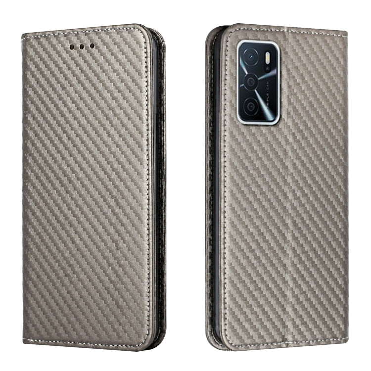 Carbon Fiber Texture Flip Holder Leather Phone Case, For Samsung Galaxy S22 5G, For Samsung Galaxy S22+ 5G, For OPPO A16, For vivo Y21