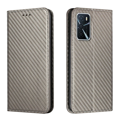 Carbon Fiber Texture Flip Holder Leather Phone Case, For Samsung Galaxy S22 5G, For Samsung Galaxy S22+ 5G, For OPPO A16, For vivo Y21