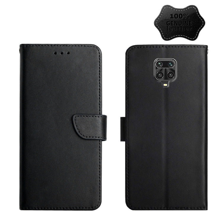 Genuine Leather Fingerprint-proof Horizontal Flip Phone Case, For Xiaomi Redmi Note 7, For Xiaomi Redmi Note 8, For Xiaomi Redmi Note 8 Pro, For Xiaomi Redmi Note 8T, For Xiaomi Redmi Note 9 5G, For Xiaomi Redmi Note 9 Pro, For Xiaomi Redmi Note 10    ...