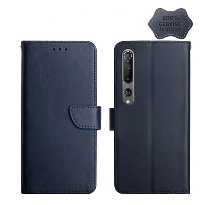 Genuine Leather Fingerprint-proof Horizontal Flip Phone Case, For Xiaomi Redmi Note 7, For Xiaomi Redmi Note 8, For Xiaomi Redmi Note 8 Pro, For Xiaomi Redmi Note 8T, For Xiaomi Redmi Note 9 5G, For Xiaomi Redmi Note 9 Pro, For Xiaomi Redmi Note 10    ...