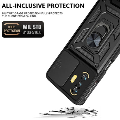 Sliding Camera Cover Design TPU+PC Phone Case, For  Xiaomi Poco F3 GT/Redmi K40, For Xiaomi Redmi 10C 4G