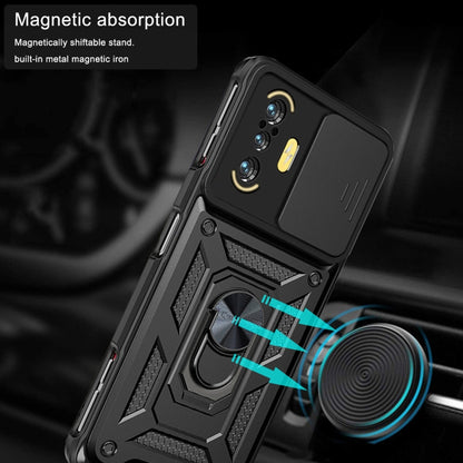 Sliding Camera Cover Design TPU+PC Phone Case, For  Xiaomi Poco F3 GT/Redmi K40, For Xiaomi Redmi 10C 4G