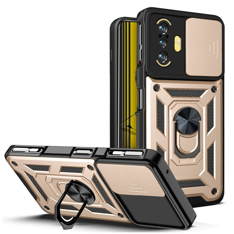 Sliding Camera Cover Design TPU+PC Phone Case, For  Xiaomi Poco F3 GT/Redmi K40, For Xiaomi Redmi 10C 4G