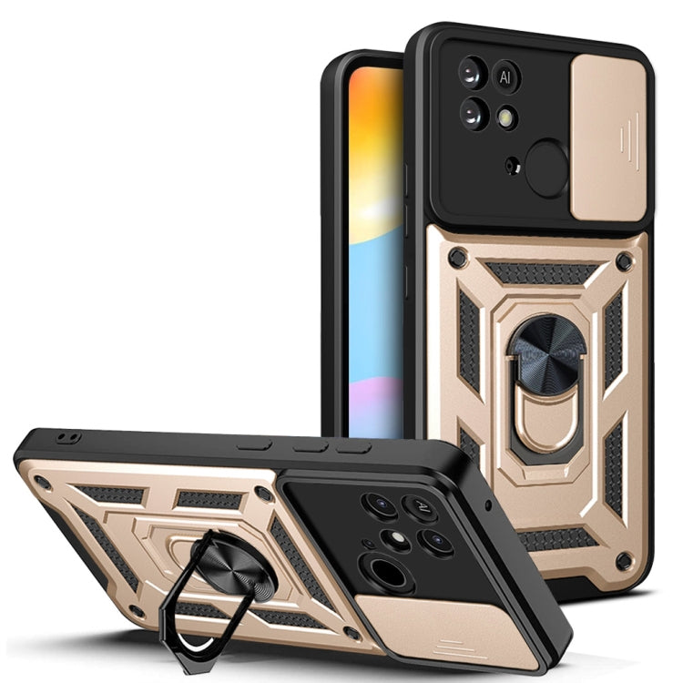 Sliding Camera Cover Design TPU+PC Phone Case, For  Xiaomi Poco F3 GT/Redmi K40, For Xiaomi Redmi 10C 4G