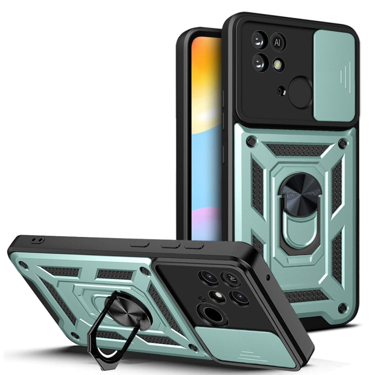 Sliding Camera Cover Design TPU+PC Phone Case, For  Xiaomi Poco F3 GT/Redmi K40, For Xiaomi Redmi 10C 4G