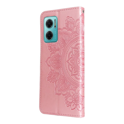 7-petal Flowers Embossing Pattern Horizontal Flip Leather Case, For Xiaomi Redmi Note 11E/Redmi 10 Prime+ 5G, For Huawei Nova 9 Pro/Honor 50 Pro, For Infinix Hot 11, For Infinix Note 11