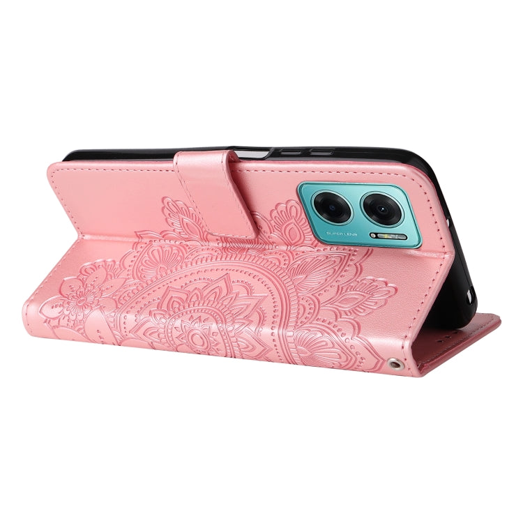 7-petal Flowers Embossing Pattern Horizontal Flip Leather Case, For Xiaomi Redmi Note 11E/Redmi 10 Prime+ 5G, For Huawei Nova 9 Pro/Honor 50 Pro, For Infinix Hot 11, For Infinix Note 11