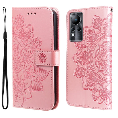 7-petal Flowers Embossing Pattern Horizontal Flip Leather Case, For Xiaomi Redmi Note 11E/Redmi 10 Prime+ 5G, For Huawei Nova 9 Pro/Honor 50 Pro, For Infinix Hot 11, For Infinix Note 11