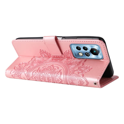 7-petal Flowers Embossing Pattern Horizontal Flip Leather Case, For Infinix Note 11 Pro/Note 11s, For OPPO Realme C35, For OPPO Reno7 SE 5G, For OPPO Reno7 Z/A96 5G/OnePlus Nord N20 5G