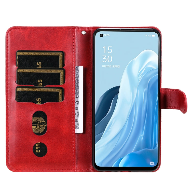 Fashion Calf Texture Zipper Horizontal Flip Leather Case, For OPPO Reno7 SE 5G, For OPPO Reno7 Z/A96 5G/OnePlus Nord N20 5G