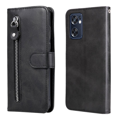Fashion Calf Texture Zipper Horizontal Flip Leather Case, For OPPO Reno7 SE 5G, For OPPO Reno7 Z/A96 5G/OnePlus Nord N20 5G