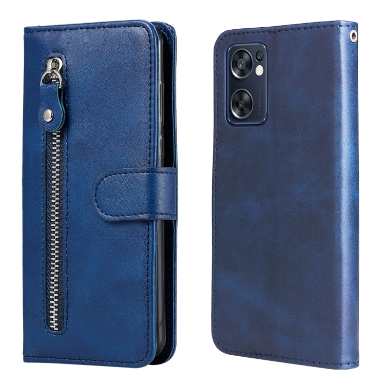 Fashion Calf Texture Zipper Horizontal Flip Leather Case, For OPPO Reno7 SE 5G, For OPPO Reno7 Z/A96 5G/OnePlus Nord N20 5G