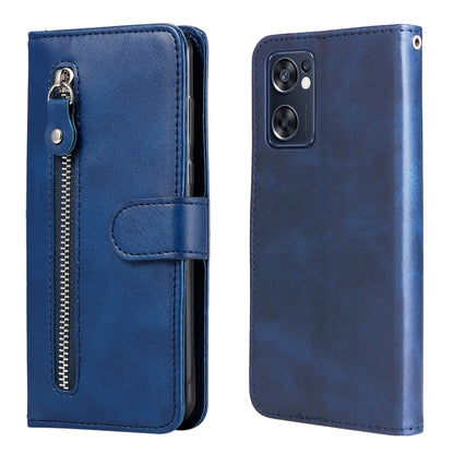 Fashion Calf Texture Zipper Horizontal Flip Leather Case, For OPPO Reno7 SE 5G, For OPPO Reno7 Z/A96 5G/OnePlus Nord N20 5G