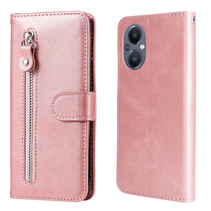 Fashion Calf Texture Zipper Horizontal Flip Leather Case, For OPPO Reno7 SE 5G, For OPPO Reno7 Z/A96 5G/OnePlus Nord N20 5G