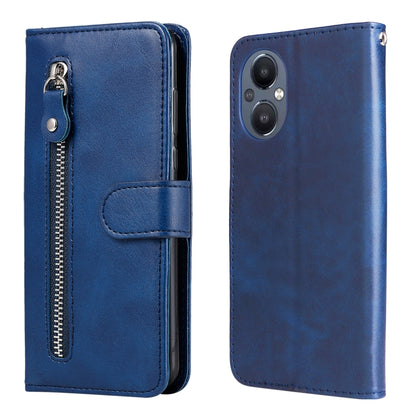 Fashion Calf Texture Zipper Horizontal Flip Leather Case, For OPPO Reno7 SE 5G, For OPPO Reno7 Z/A96 5G/OnePlus Nord N20 5G