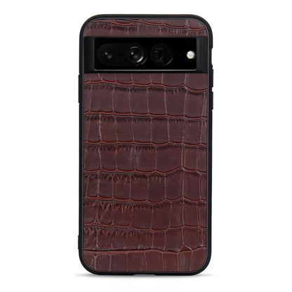 Accurate Hole Crocodile Texture Genuine Leather Phone Case, For OnePlus 10 Pro Accurate Hole, For Google Pixel 7, For Google Pixel 7 Pro, For Samsung Galaxy A73 5G