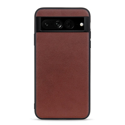 Accurate Hole Lambskin Texture Genuine Leather Phone Case, For OnePlus 10 Pro, For Google Pixel 7, For Google Pixel 7 Pro, For Samsung Galaxy A73 5G