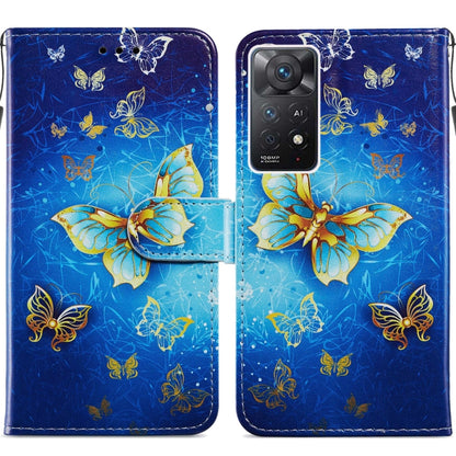 Painted Pattern Horizontal Flip Leather Phone Case, For Xiaomi Redmi Note 11 Pro 4G / 5G, For Xiaomi Redmi Note 11 Global, For Xiaomi Poco M4 Pro, For Xiaomi Poco M4 Pro 5G