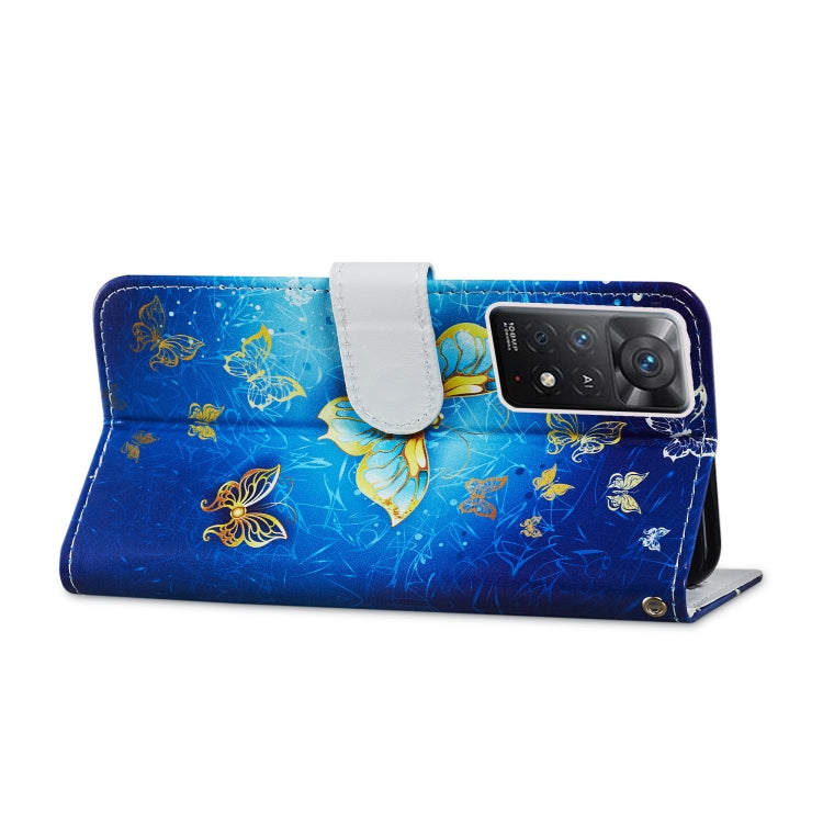 Painted Pattern Horizontal Flip Leather Phone Case, For Xiaomi Redmi Note 11 Pro 4G / 5G, For Xiaomi Redmi Note 11 Global, For Xiaomi Poco M4 Pro, For Xiaomi Poco M4 Pro 5G