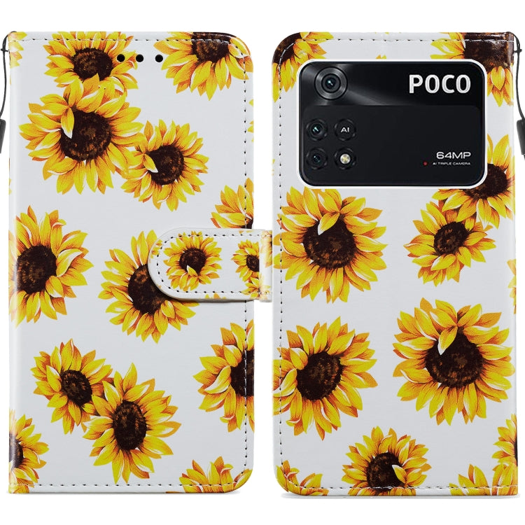 Painted Pattern Horizontal Flip Leather Phone Case, For Xiaomi Redmi Note 11 Pro 4G / 5G, For Xiaomi Redmi Note 11 Global, For Xiaomi Poco M4 Pro, For Xiaomi Poco M4 Pro 5G