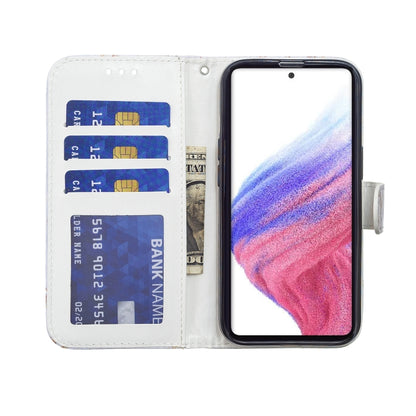 Painted Pattern Horizontal Flip Leather Phone Case, For Samsung Galaxy A33 5G, For Samsung Galaxy A53 5G