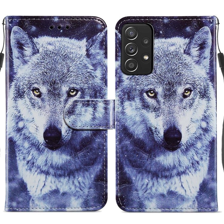 Painted Pattern Horizontal Flip Leather Phone Case, For Samsung Galaxy A33 5G, For Samsung Galaxy A53 5G