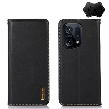 KHAZNEH Nappa Top Layer Cowhide Leather Phone Case, For OPPO A96 5G CN Version / Reno7 Z 5G, For OPPO Find X5 5G, For OPPO Find X5 Pro 5G, For OPPO Realme 9 Pro+, For OPPO Realme 9 Pro, For OPPO Realme 9i/A36 4G/A76 4G/A96 4G, For OPPO Realme C31 4G   ...