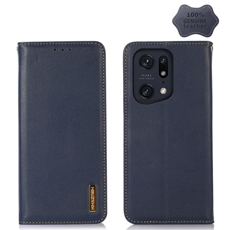 KHAZNEH Nappa Top Layer Cowhide Leather Phone Case, For OPPO A96 5G CN Version / Reno7 Z 5G, For OPPO Find X5 5G, For OPPO Find X5 Pro 5G, For OPPO Realme 9 Pro+, For OPPO Realme 9 Pro, For OPPO Realme 9i/A36 4G/A76 4G/A96 4G, For OPPO Realme C31 4G   ...