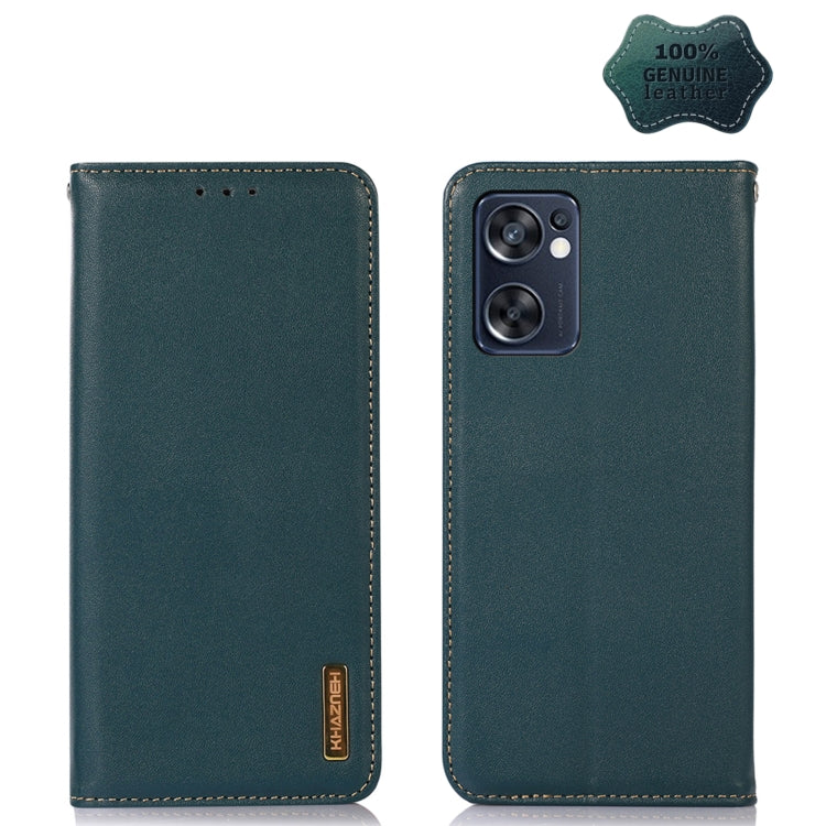 KHAZNEH Nappa Top Layer Cowhide Leather Phone Case, For OPPO A96 5G CN Version / Reno7 Z 5G, For OPPO Find X5 5G, For OPPO Find X5 Pro 5G, For OPPO Realme 9 Pro+, For OPPO Realme 9 Pro, For OPPO Realme 9i/A36 4G/A76 4G/A96 4G, For OPPO Realme C31 4G   ...