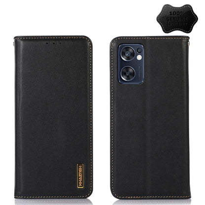 KHAZNEH Nappa Top Layer Cowhide Leather Phone Case, For OPPO A96 5G CN Version / Reno7 Z 5G, For OPPO Find X5 5G, For OPPO Find X5 Pro 5G, For OPPO Realme 9 Pro+, For OPPO Realme 9 Pro, For OPPO Realme 9i/A36 4G/A76 4G/A96 4G, For OPPO Realme C31 4G   ...