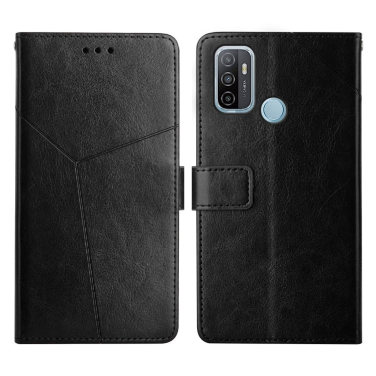 Y Stitching Horizontal Flip Leather Phone Case, For OPPO A53 4G, For OPPO A54 / A16 4G, For OPPO A54 5g, For OPPO A55S Japan Version