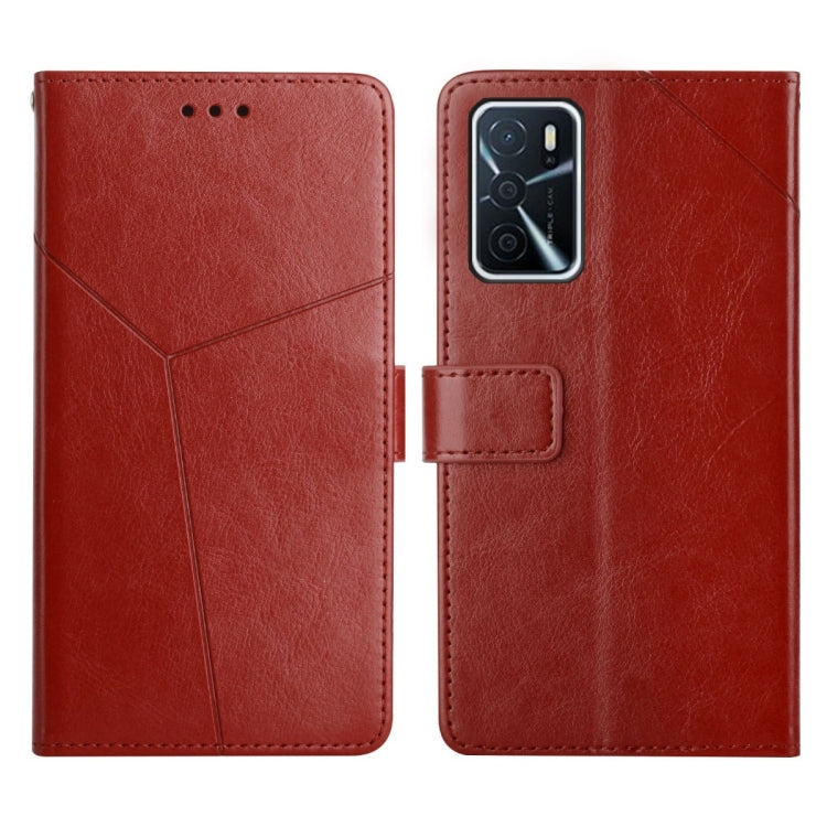 Y Stitching Horizontal Flip Leather Phone Case, For OPPO A53 4G, For OPPO A54 / A16 4G, For OPPO A54 5g, For OPPO A55S Japan Version