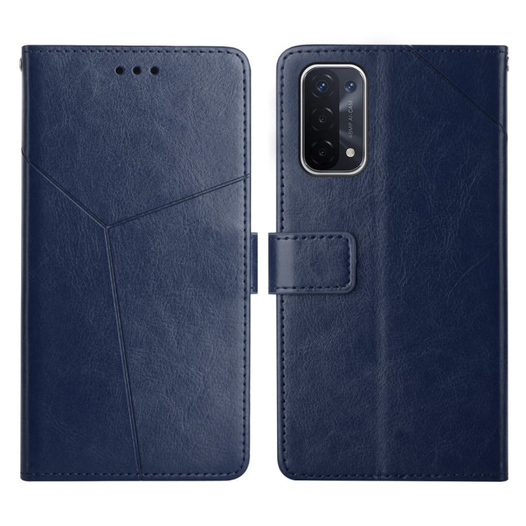 Y Stitching Horizontal Flip Leather Phone Case, For OPPO A53 4G, For OPPO A54 / A16 4G, For OPPO A54 5g, For OPPO A55S Japan Version