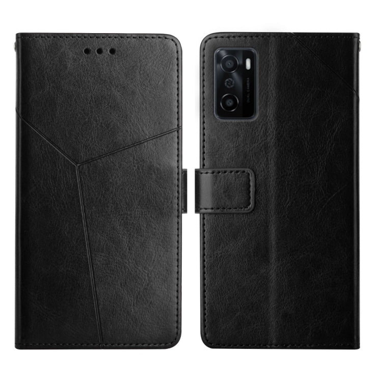 Y Stitching Horizontal Flip Leather Phone Case, For OPPO A53 4G, For OPPO A54 / A16 4G, For OPPO A54 5g, For OPPO A55S Japan Version