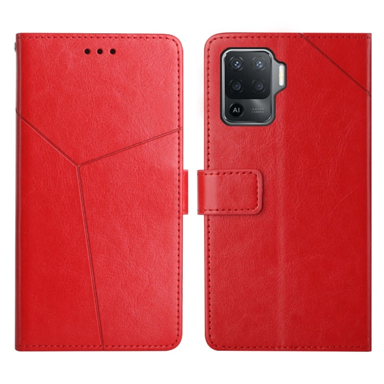 Y Stitching Horizontal Flip Leather Phone Case, For OPPO A91, For OPPO A92s / Reno4 Z 5G, For OPPO A93S 5G, For OPPO A94 4G
