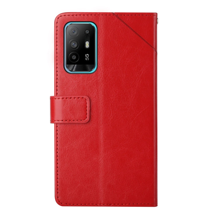 Y Stitching Horizontal Flip Leather Phone Case, For OPPO A94 5G, For OPPO F17, For OPPO F17 Pro, For OPPO A74 4G / F19