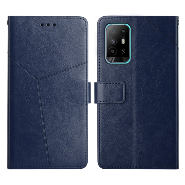 Y Stitching Horizontal Flip Leather Phone Case, For OPPO A94 5G, For OPPO F17, For OPPO F17 Pro, For OPPO A74 4G / F19