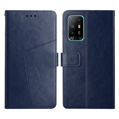 Y Stitching Horizontal Flip Leather Phone Case, For OPPO A94 5G, For OPPO F17, For OPPO F17 Pro, For OPPO A74 4G / F19