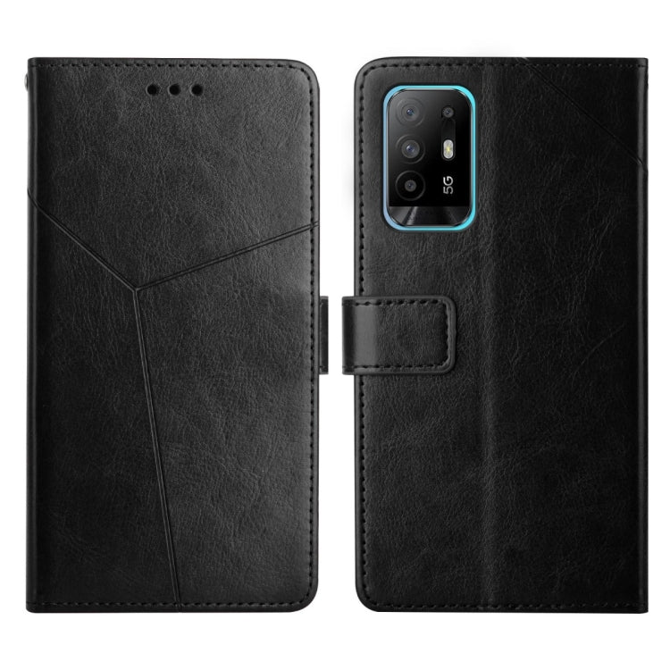 Y Stitching Horizontal Flip Leather Phone Case, For OPPO A94 5G, For OPPO F17, For OPPO F17 Pro, For OPPO A74 4G / F19
