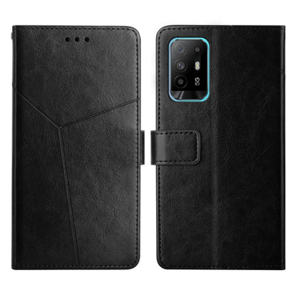 Y Stitching Horizontal Flip Leather Phone Case, For OPPO A94 5G, For OPPO F17, For OPPO F17 Pro, For OPPO A74 4G / F19