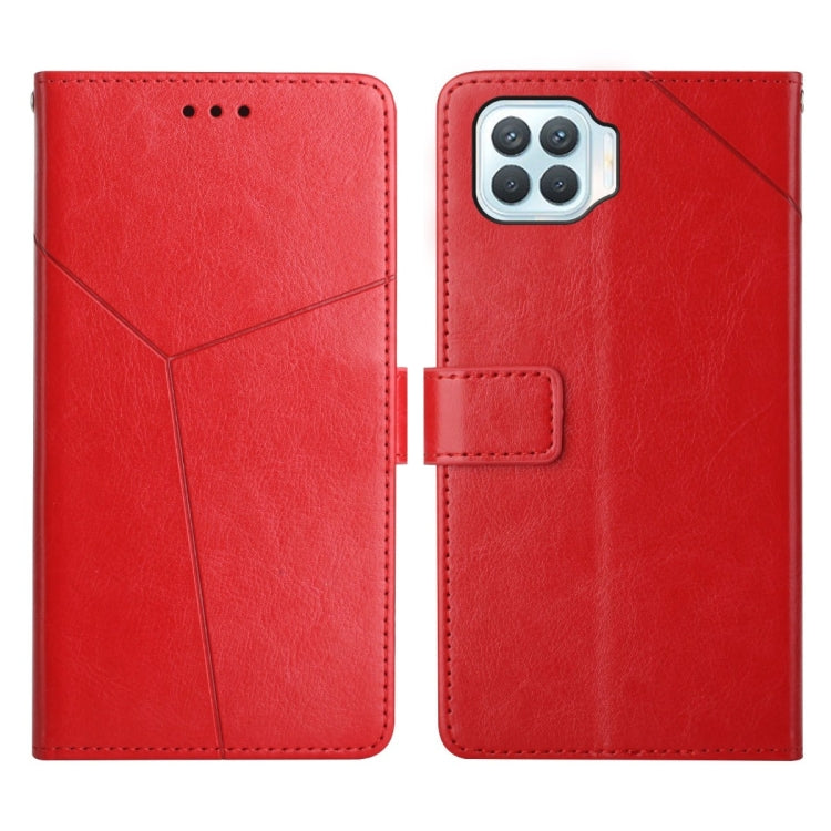 Y Stitching Horizontal Flip Leather Phone Case, For OPPO A94 5G, For OPPO F17, For OPPO F17 Pro, For OPPO A74 4G / F19