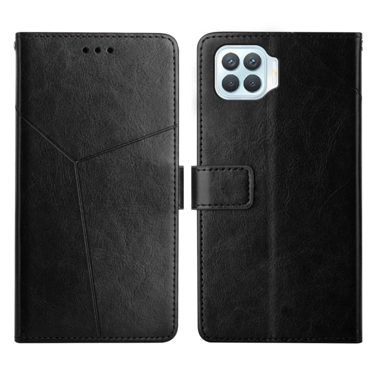 Y Stitching Horizontal Flip Leather Phone Case, For OPPO A94 5G, For OPPO F17, For OPPO F17 Pro, For OPPO A74 4G / F19