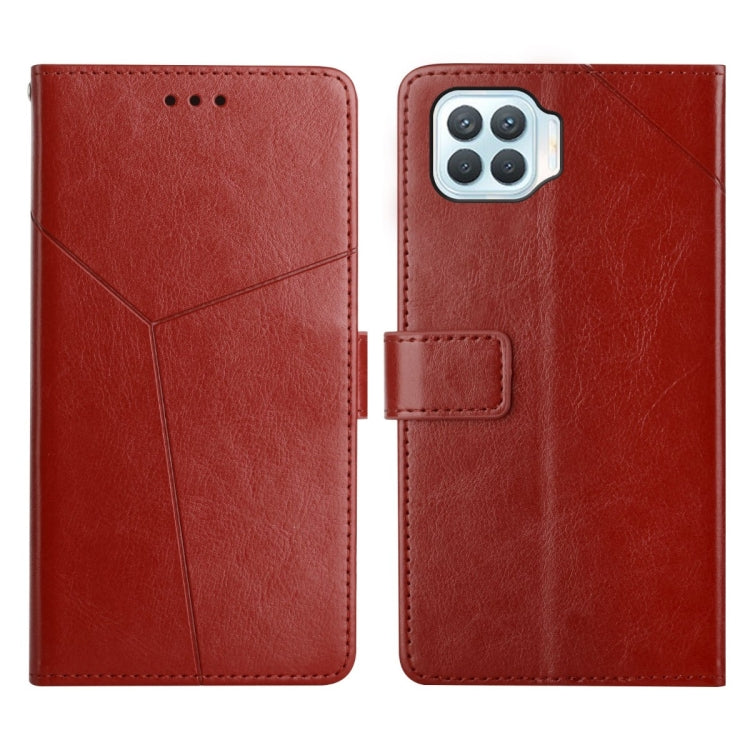 Y Stitching Horizontal Flip Leather Phone Case, For OPPO A94 5G, For OPPO F17, For OPPO F17 Pro, For OPPO A74 4G / F19